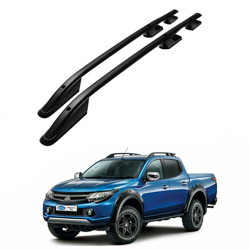 To Fit Mitsubishi L200 (Mk5) Roof Rails Silver Color 2019- Up