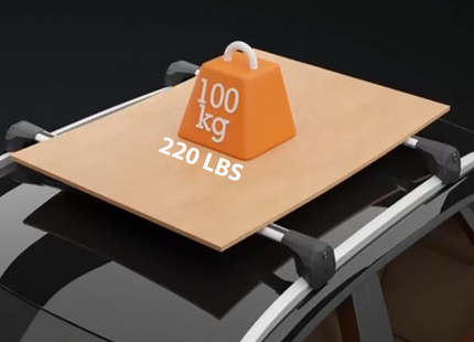 For Kia EV5 (2025- UP) Roof Rack Cross Bars Flush Roof Rail Paw Pro 2 Silver