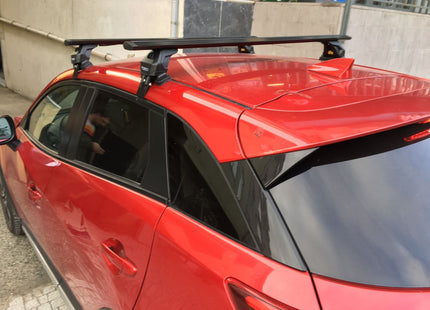 For Mazda CX 3 Roof Rack Cross Bars Normal Roof Alu Silver 2016- Up