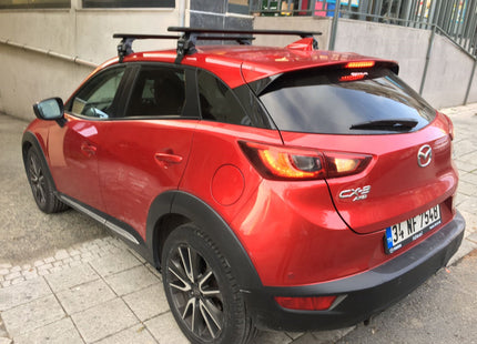 For Mazda CX 3 Roof Rack Cross Bars Normal Roof Alu Silver 2016- Up