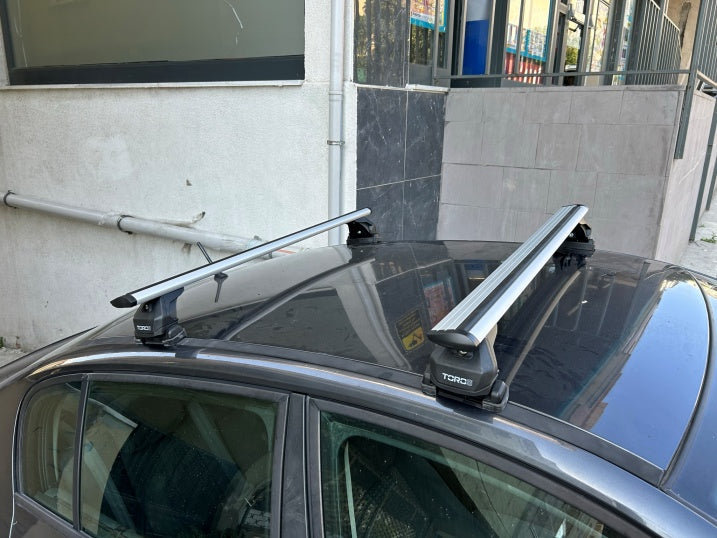 For Renault Megane 2 Roof Rack System Carrier Cross Bars Aluminum Silver 2002-2009