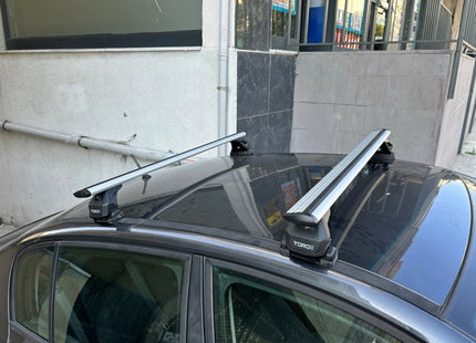 For Renault Megane 2 2002-2009 Roof Rack System Carrier Cross Bars Aluminum Silver