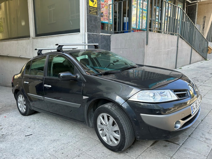 For Renault Megane 2 Roof Rack System Carrier Cross Bars Aluminum Silver 2002-2009