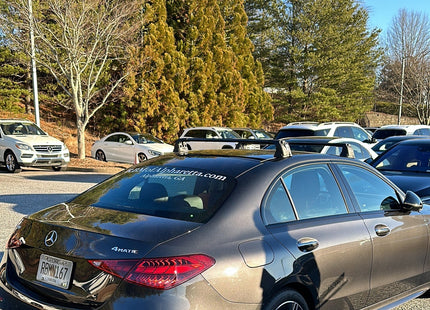 For Mercedes C Coupe C205 2016-Up Roof Rack Cross Bars Fix Point Alu Black