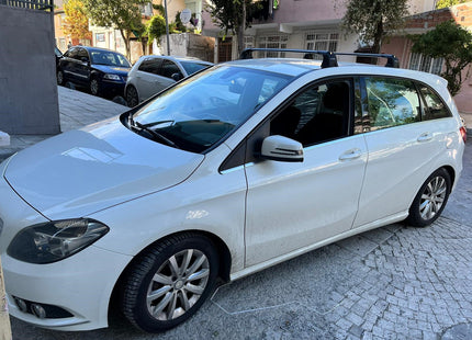 For Mercedes Benz B W247 2018-Up Roof Rack Cross Bars Fix Point Alu Silver