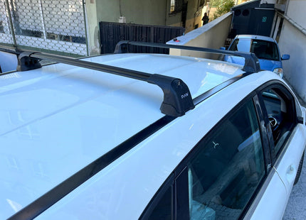 For Mercedes Benz B W245/46 2004-2018 Roof Rack Cross Bars Fix Point Alu Black