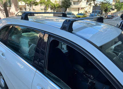 For Mercedes Benz B W245/46 2004-2018 Roof Rack Cross Bars Fix Point Alu Silver