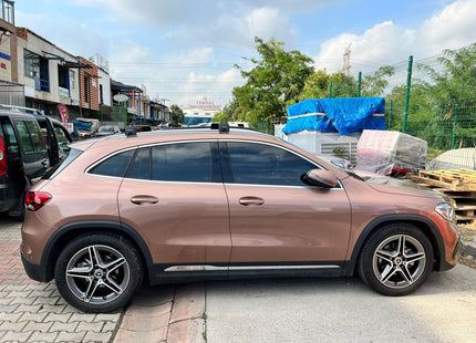 For Mercedes GLA (H247) 2020-Up Roof Rack Cross Bars Flush Rail Alu Silver