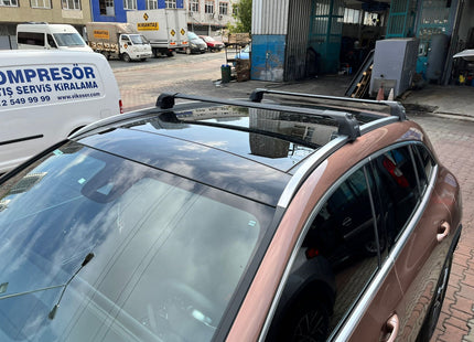 For Mercedes GLA (H247) 2020-Up Roof Rack Cross Bars Flush Rail Alu Silver