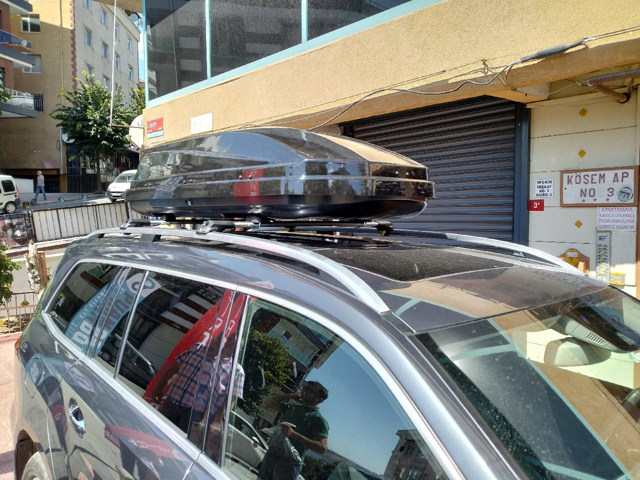 For Mercedes Benz GL X6 2014-Up Roof Rack Cross Bars Metal Bracket Raised Rail Alu Silver