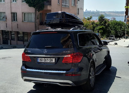 For Mercedes Benz GL X6 2014-Up Roof Rack Cross Bars Metal Bracket Raised Rail Alu Silver