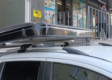 Aluminium Roof Rack Rails Side Bars Set To Fit Volkswagen Amarok 2010-2021 Black