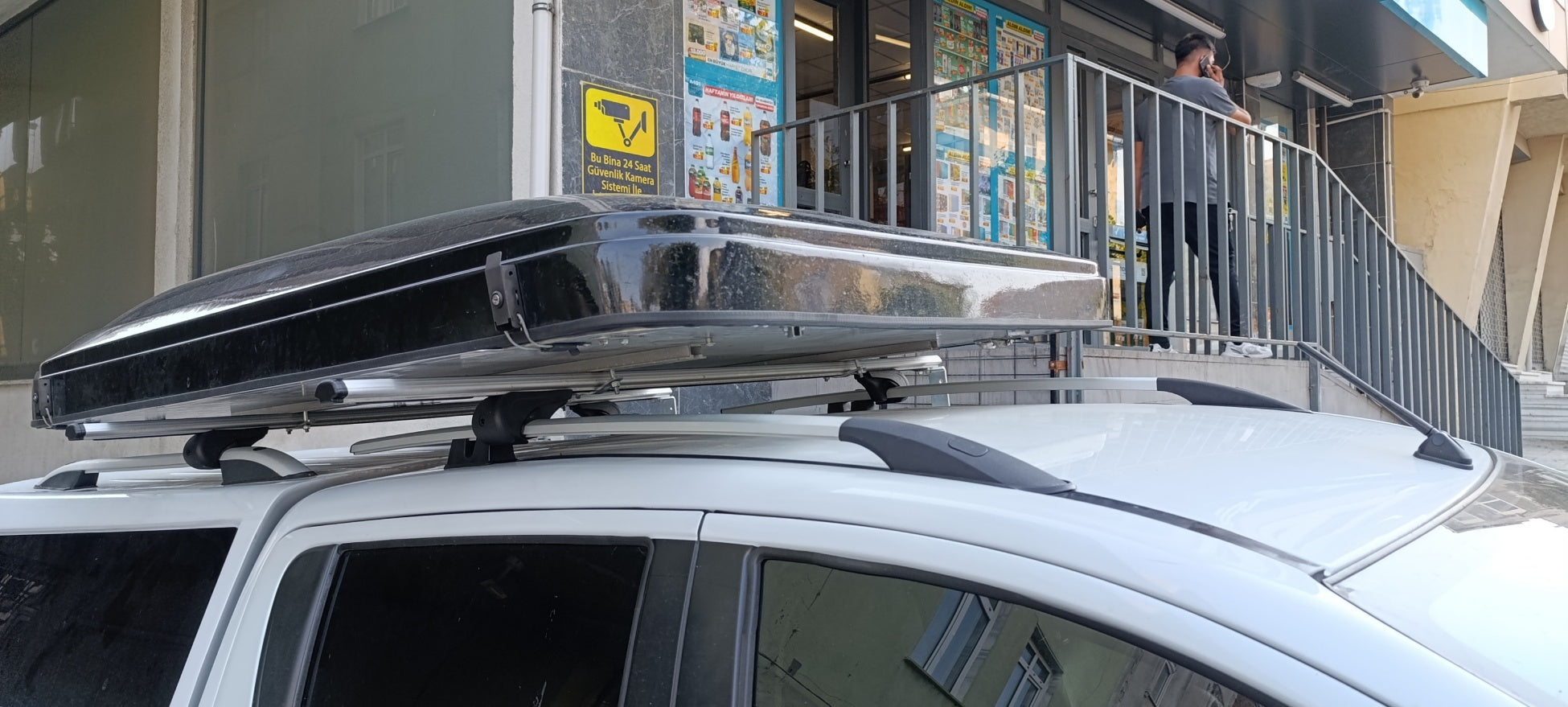 Aluminium Roof Rack Rails Side Bars Set To Fit Volkswagen Amarok 2010-2021 Black