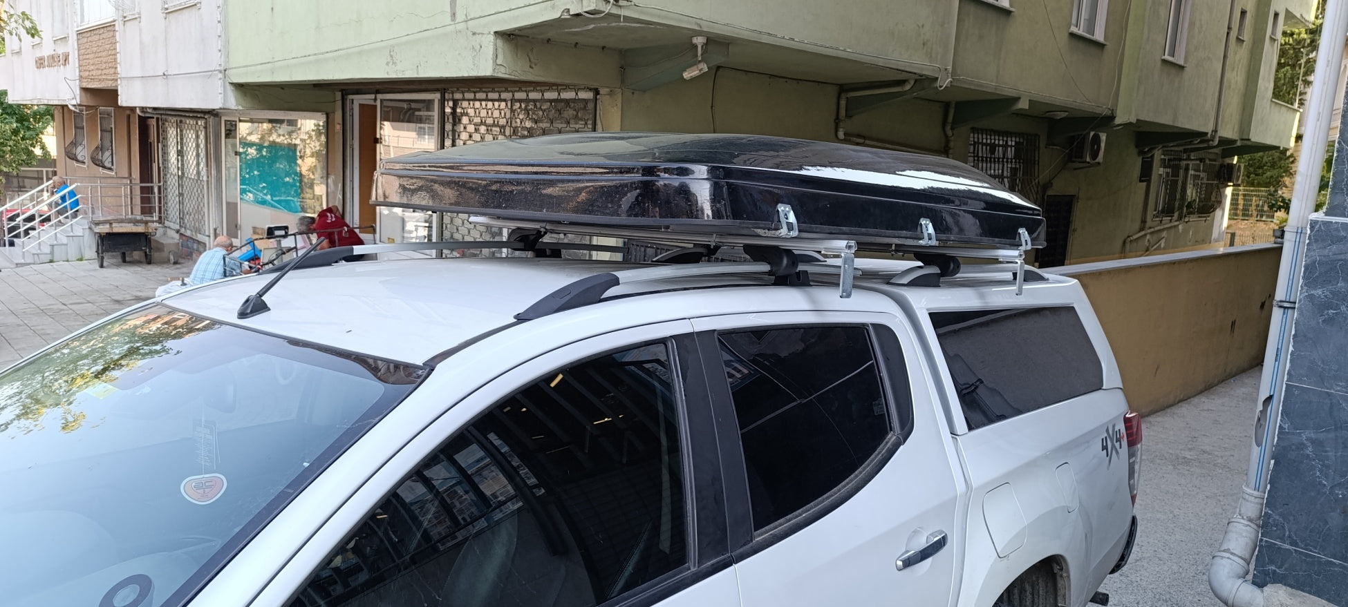 To Fit Mitsubishi L200 Roof Rails Black Color 2015-2018