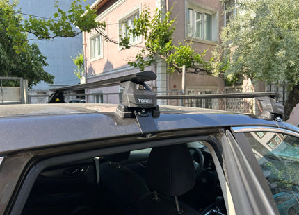 For Nissan Qashqai 2022-2025 Roof Rack Cross Bars Normal Roof Alu Silver