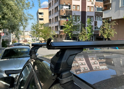 For Nissan Qashqai 2022-2025 Roof Rack Cross Bars Normal Roof Alu Black