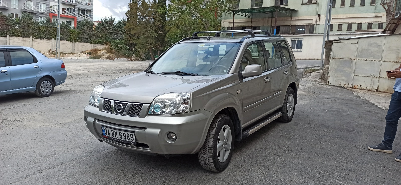 For Nissan X-Trail T31 Roof Rack Cross Bars Metal Bracket Flush Rail Alu Black 2007-14