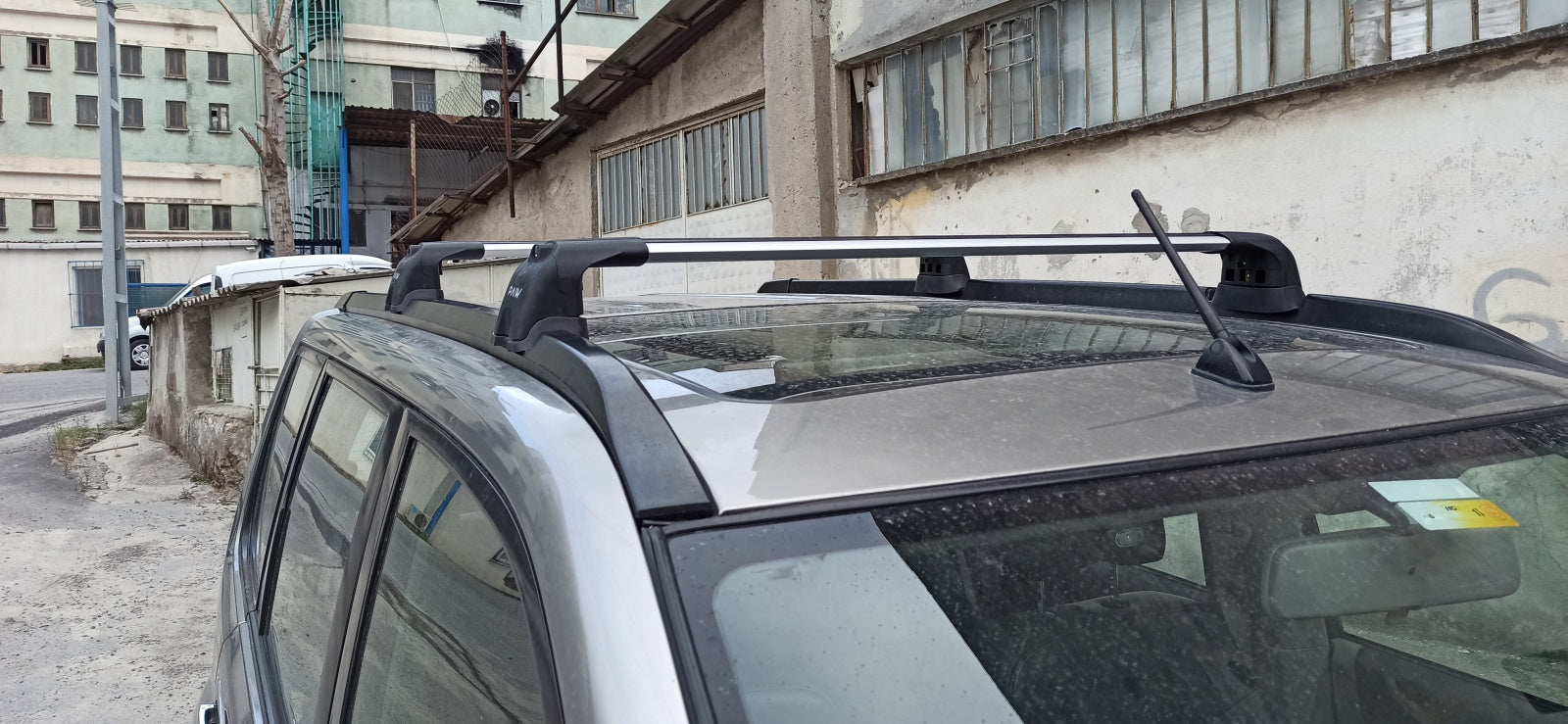 For Nissan X-Trail T31 Roof Rack Cross Bars Metal Bracket Flush Rail Alu Black 2007-14