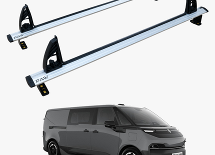 Renault Trafic E-Tech (2026 - Up) Ladder Roof Rack System Carrier Cross Bars Aluminum