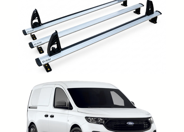 Ford Transit Connect (2024-2026) Ladder Roof Rack System Carrier Cross Bars Aluminum