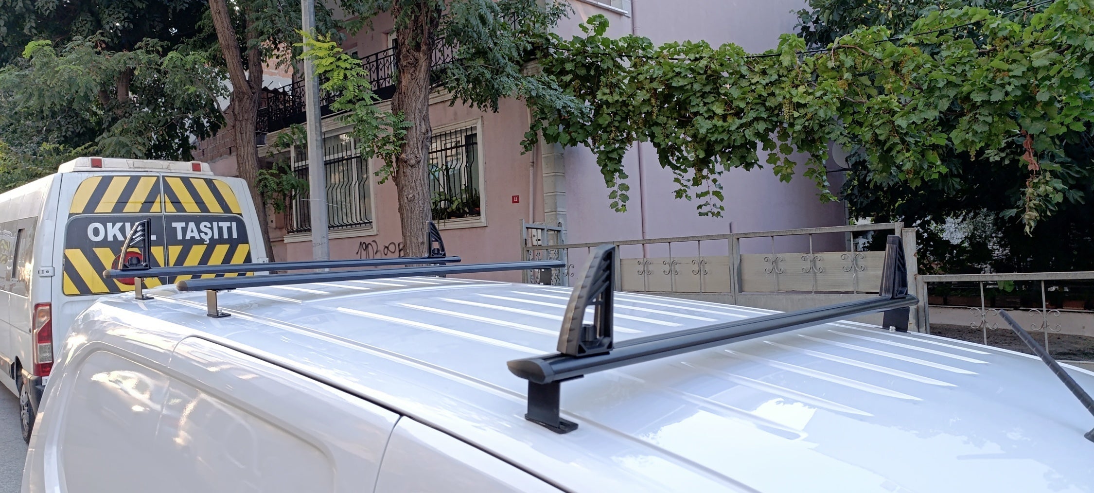 For Ford Connect Roof Racks Cross Bars Carrier Alu 2023-Up LWB 3 Qty Silver