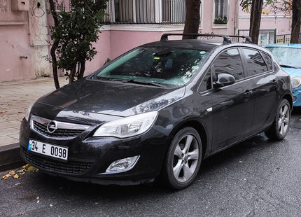 For Opel Astra J 2010-2015 Roof Rack System Carrier Cross Bars Aluminum Black