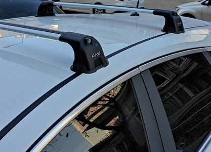 For Opel Astra J 2010-2015 Roof Rack System Carrier Cross Bars Aluminum Black