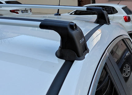 For Opel Astra J 2010-2015 Roof Rack System Carrier Cross Bars Aluminum Silver