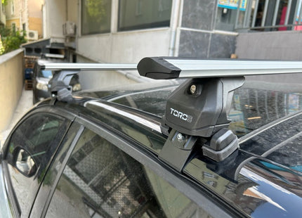 For Vauxhall Corsa F (2019-2025) Roof Rack System Carrier Cross Bars, Silver