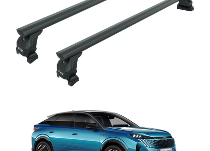 For Peugeot 3008 2024- Up Roof Rack Cross Bars Normal Roof Black