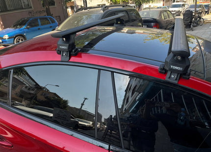 For Peugeot 508 2018-2025 Roof Rack Cross Bars Normal Roof Alu Black