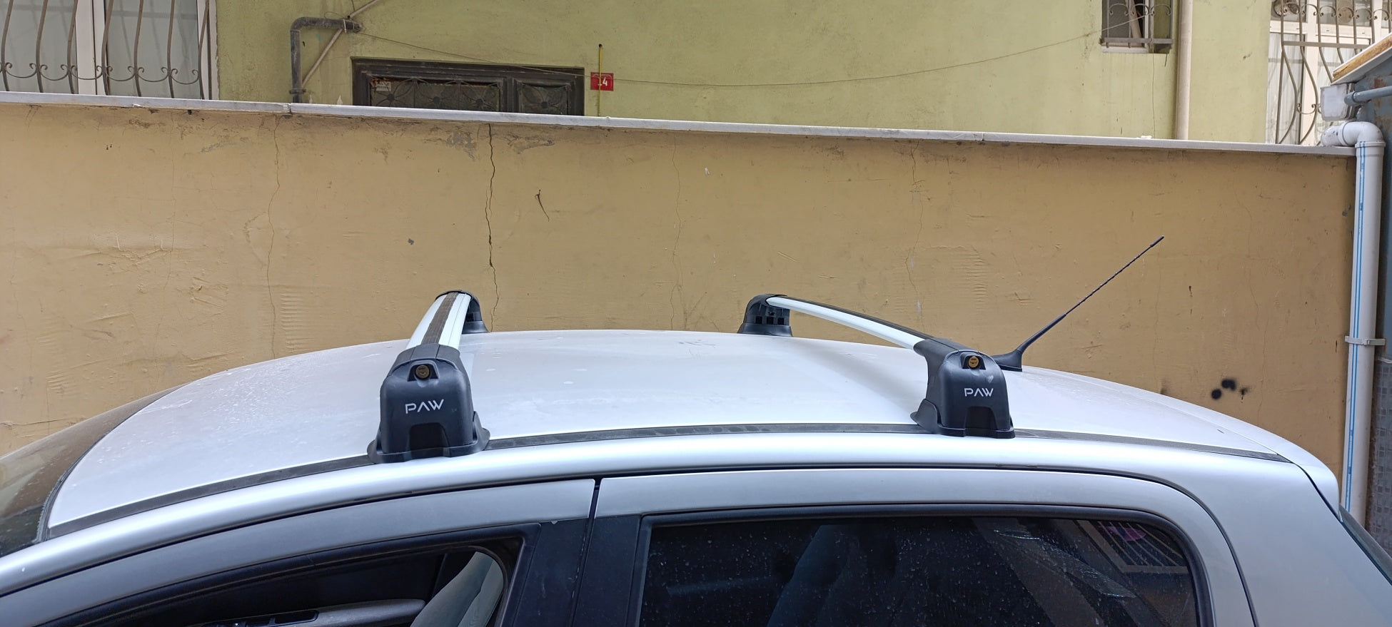 For Peugeot 307 Roof Rack System Carrier Cross Bars Aluminum Black 2002-2008
