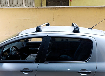 For Peugeot 307 Roof Rack System Carrier Cross Bars Aluminum Silver 2002-2008