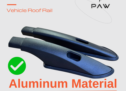 For Volkswagen ID. Buzz LWB L2 Roof Side Rails Ultimate Style Alu Silver