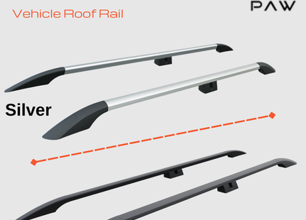 For Renault Kangoo Swb 2021-2025 Roof Side Rails, Plus Silver