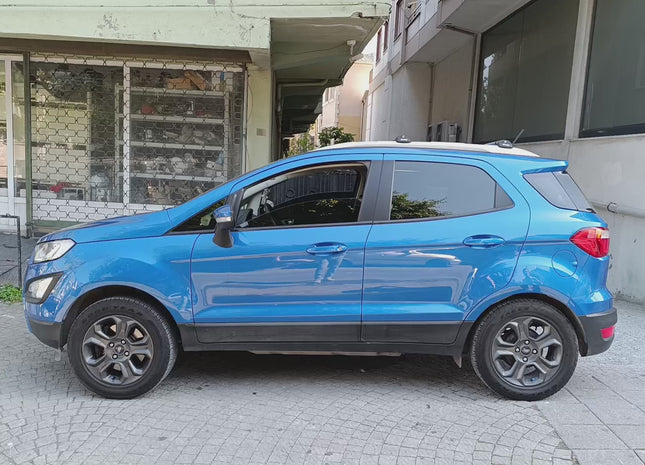 For Ford EcoSport 2018-2025 Roof Rack Cross Bars Flush Rail Alu Black