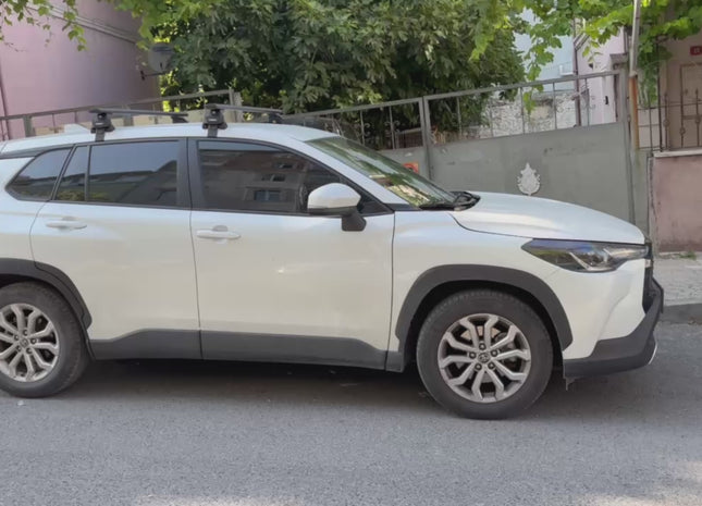 For Toyota Corolla Cross 2022-2025 Roof Rack, Aluminium Cross Bar, Normal Roof, Black