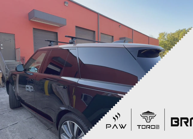 For Land Rover Range Rover (L460) Cross Bars Fix Point Pro 6 (2021-Up) Black