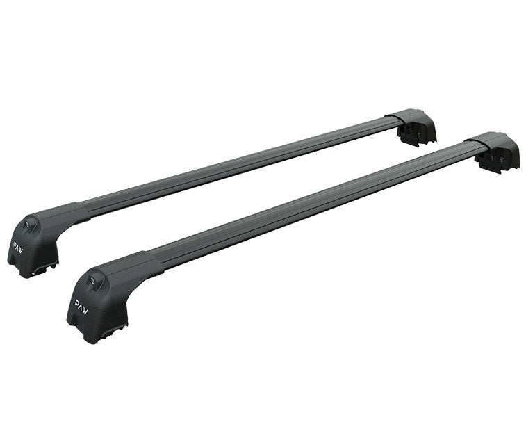 For Volkswagen Taigo 2021--> Roof Rack System, Aluminium Cross Bar, Metal Bracket,Raised Rail, Black