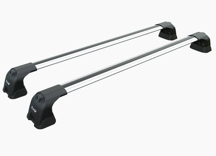 For Mercedes E Sedan W212 2013-2017 Roof Rack Cross Bars Fix Point Alu Silver