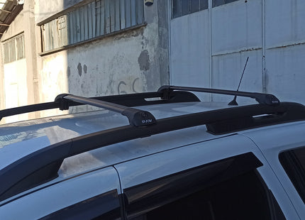 Dacia Duster Roof Rack Bars For Vehicles With Raised Roof Rails 2018- Up Silver Color