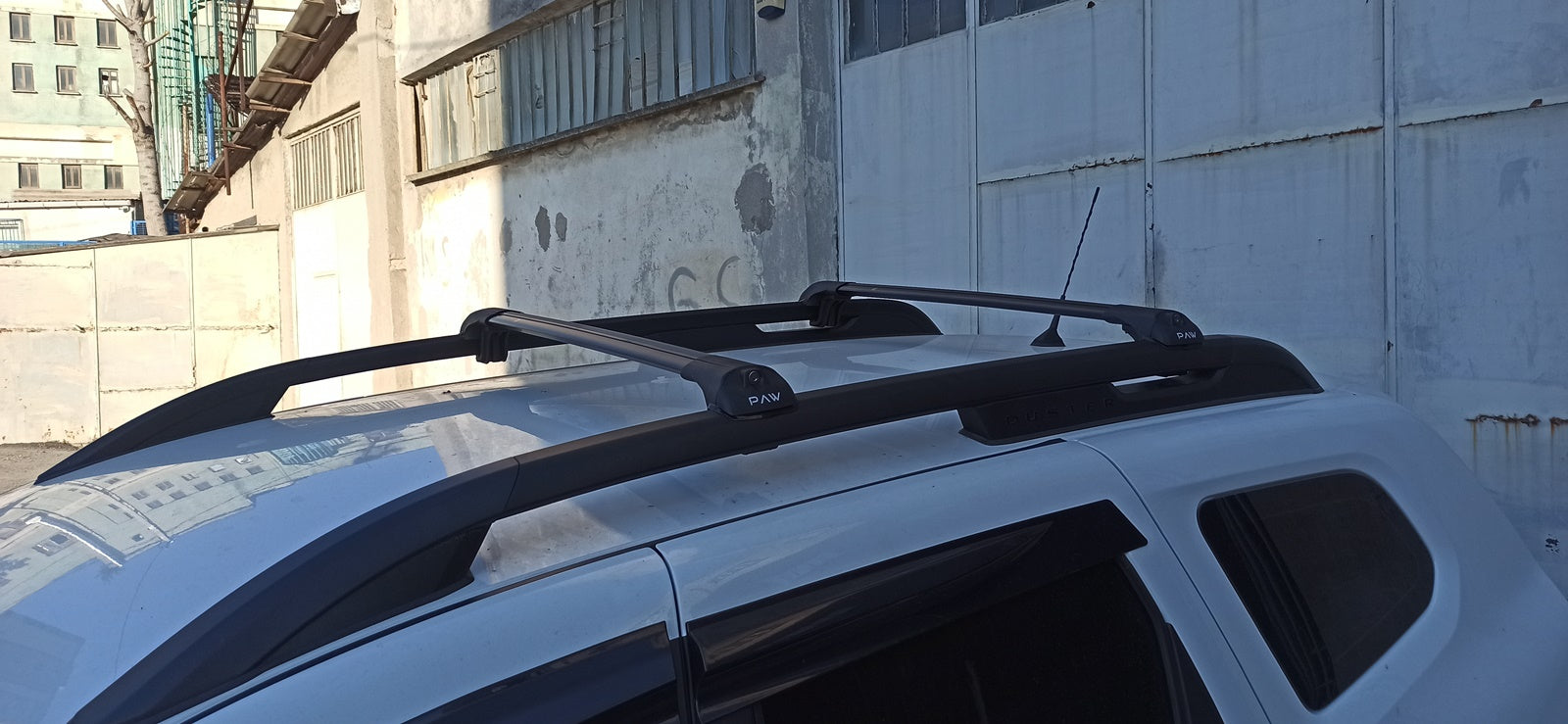 Dacia Duster Roof Rack Bars For Vehicles With Raised Roof Rails 2018- Up Black Color