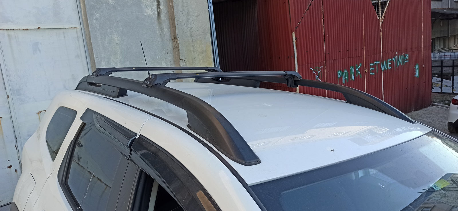 Dacia Duster Roof Rack Bars For Vehicles With Raised Roof Rails 2018- Up Black Color