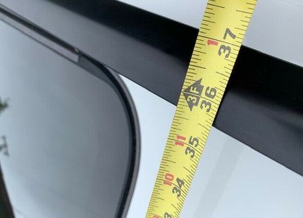 For Volkswagen Jetta SportWagen Roof Rack Cross Bar Raised Rail Alu 2010-2016 Black