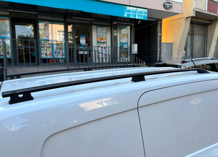 For Renault Kangoo Lwb Long Roof Side Rails, Plus Black 2021- Up