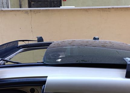 For Renault Modus Fix point Roof Rack Metal Bracket Alu Black 2004-2012