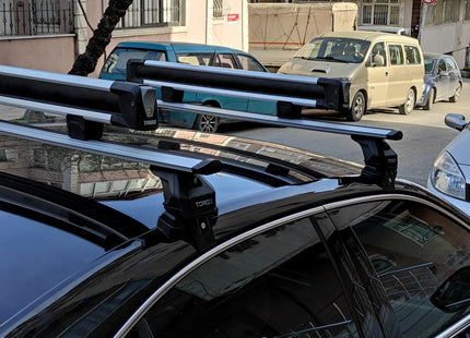 For Skoda Superb Sedan B9 (2024-2025) Aluminum Roof Rack System Carrier Cross Bars Silver