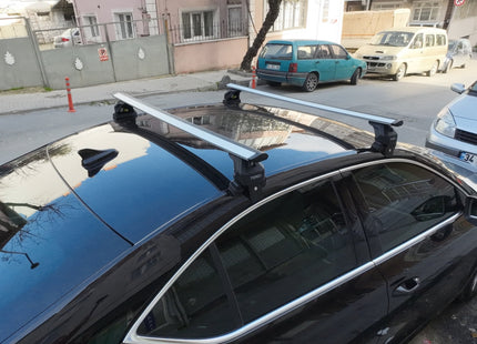 For Skoda Superb Sedan B9 (2024-2025) Aluminum Roof Rack System Carrier Cross Bars Black