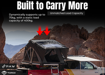 BR1 Silver Trunk Bed Carrier Roof Racks for Toyota Hilux 2021-Up