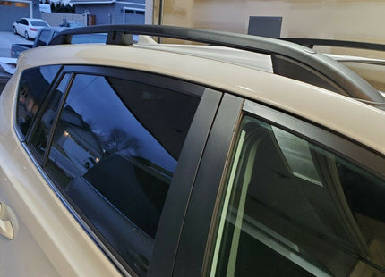 For Toyota Rav 4 Roof Side Rails Ultimate Style Alu Silver 2013-2019